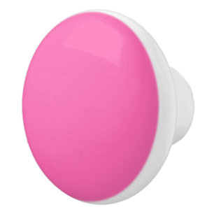 Solid Colour: Hot Pink #2 Ceramic Knob