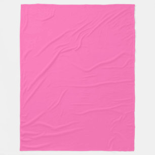 Solid Colour: Hot Pink #2 Fleece Blanket