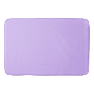 Solid colour lavender purple bath mat