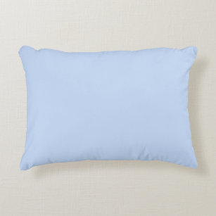 Solid colour light baby blue decorative cushion