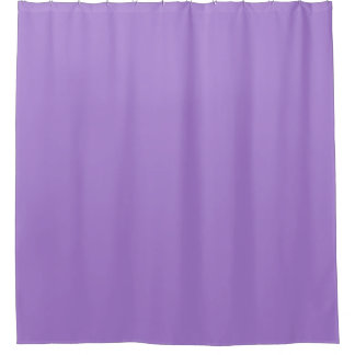 Solid colour lilac bush shower curtain