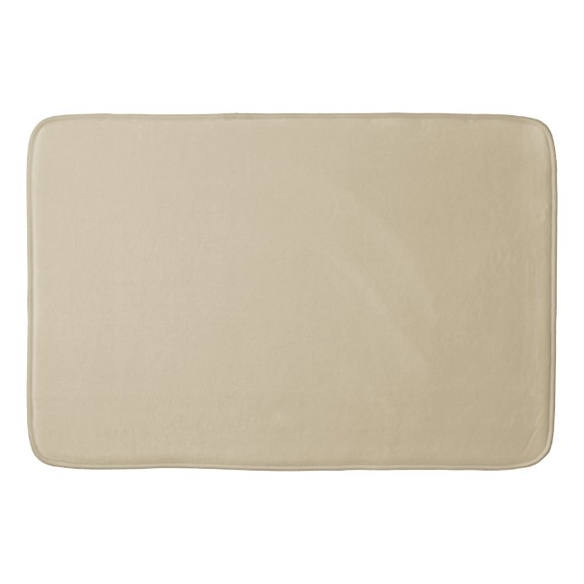 solid colour limestone tan stone bath mat (Front)