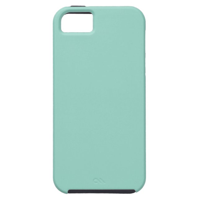Solid Colour Mint Case-Mate iPhone Case (Back)