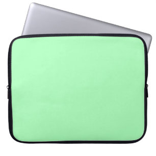 Solid Colour Mint Green Laptop Sleeve