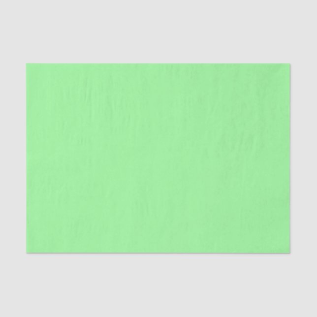 Solid Colour: Mint Green Tissue Paper (Front)