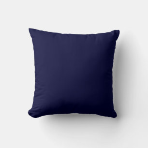 Solid Colour Nautical Navy Blue  Cushion
