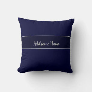 Solid colour Navy Blue Modern Stylish Cushion