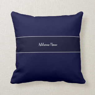 Solid colour Navy Blue Modern Stylish Cushion