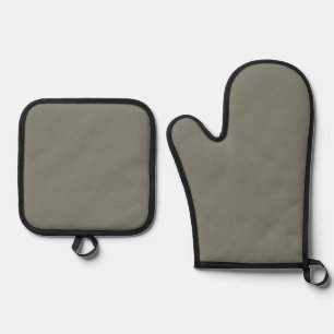 Solid Colour Neutral Green Undertone 2026 COTY  Oven Mitt & Pot Holder Set