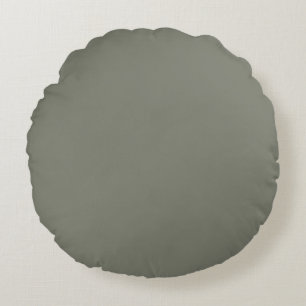 Solid Colour Neutral Green Undertone 2026 COTY  Round Cushion