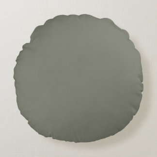 Solid Colour Neutral Green Undertone 2026 COTY Round Cushion