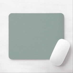 Solid colour plain agave green blue mouse mat