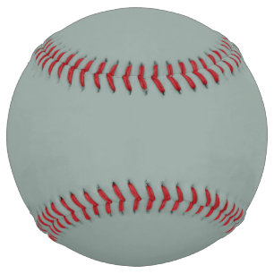 Solid colour plain agave green blue softball