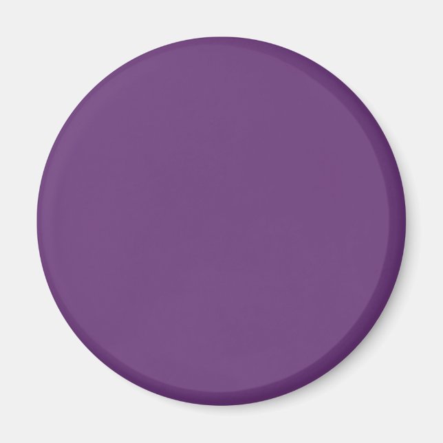 Solid colour plain amaranth dark purple magnet (Front)