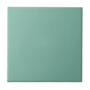 Solid colour plain Amazonite pastel green Tile