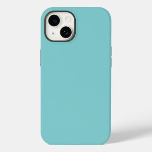 Solid colour plain Aqua Splash blue Case-Mate iPhone 14 Case