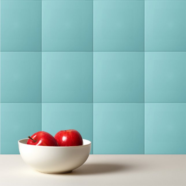 Solid colour plain Aqua Splash blue Tile (Creator Uploaded)