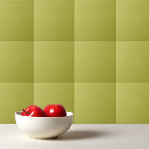 Solid colour plain bright lime Apple Green Tile