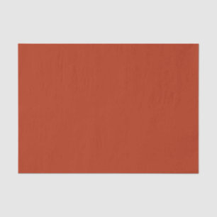 Solid colour plain burnt orange red tissue paper
