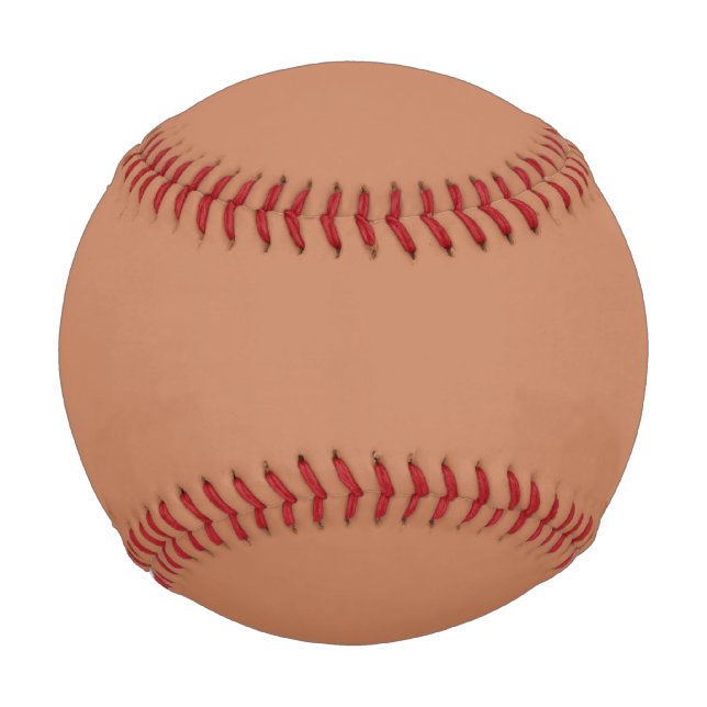 Solid colour plain Copper brown Baseball (Front)