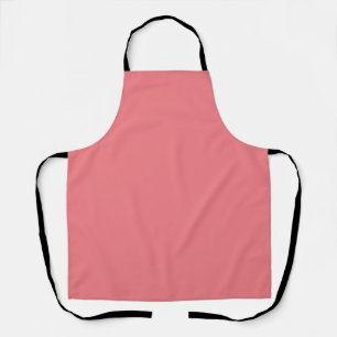  Solid colour plain Dark Coral pink Apron