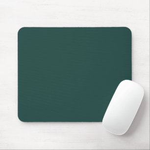 Solid colour plain dark emerald green mouse mat