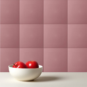 Solid colour plain Dusty Rose Tile