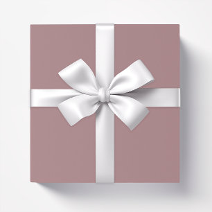 Solid colour plain dusty rose wrapping paper