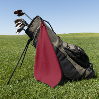  Solid colour plain Garnet Red Golf Towel