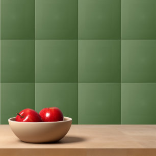 Solid colour plain Green Cactus Tile