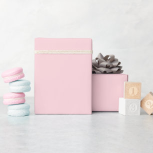 Solid colour plain Icy light Pink Wrapping Paper