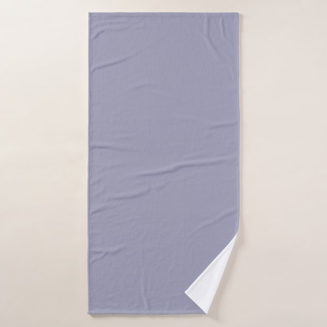Solid colour plain Languid Lavender Bath Towel (Bath Towel)