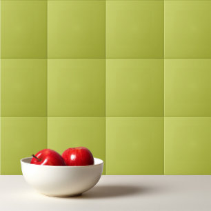Solid colour plain lime green lemon gras tile
