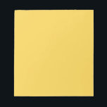 Solid colour plain Marigold Yellow Notepad<br><div class="desc">Solid colour plain Marigold Yellow design.</div>