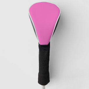 Solid colour plain orchid bright pink golf head cover