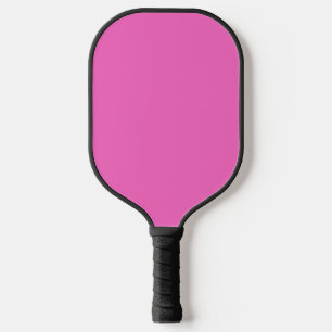 Solid colour plain orchid bright pink pickleball paddle