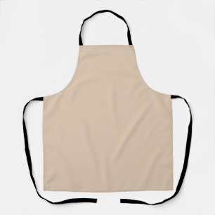 Solid colour plain Palomino beige Apron