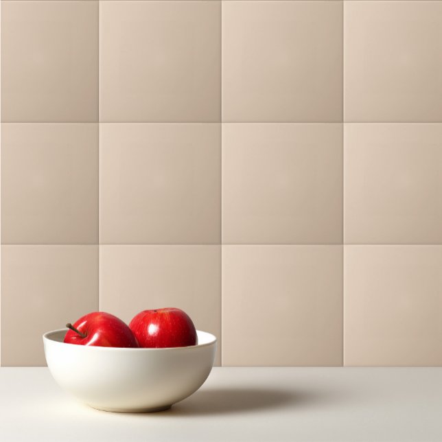 Solid colour plain Palomino beige Tile (Creator Uploaded)