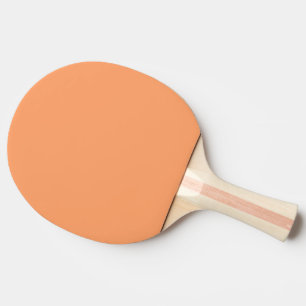 Solid colour plain papaya orange ping pong paddle