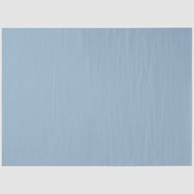 Solid colour plain pastel pale blue tissue paper (Front)