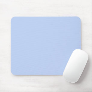 Solid colour plain periwinkle light blue mouse mat