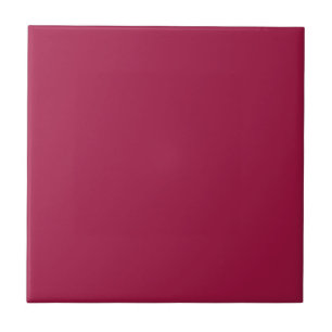 Solid colour plain Persian Red Tile