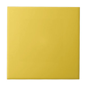 Solid colour plain positive bright yellow tile