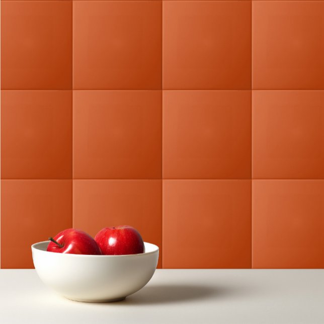 Solid colour plain rusty burnt orange tile (Creator Uploaded)
