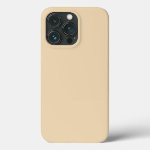 Solid colour plain sand beige dutch white iPhone 13 pro case