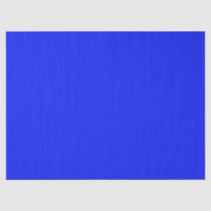 Solid colour plain sapphire bright blue tissue paper