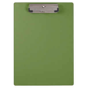 Solid colour plain thyme sage green  clipboard