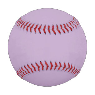 Solid colour plain wisteria light purple baseball