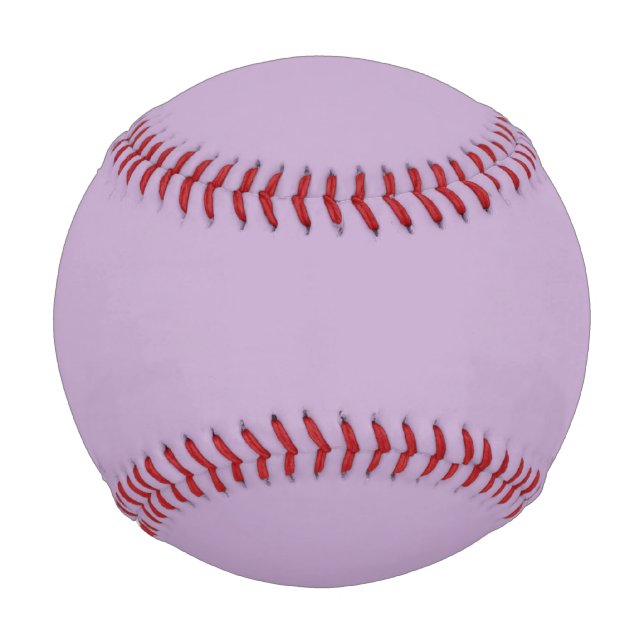 Solid colour plain wisteria light purple baseball (Front)