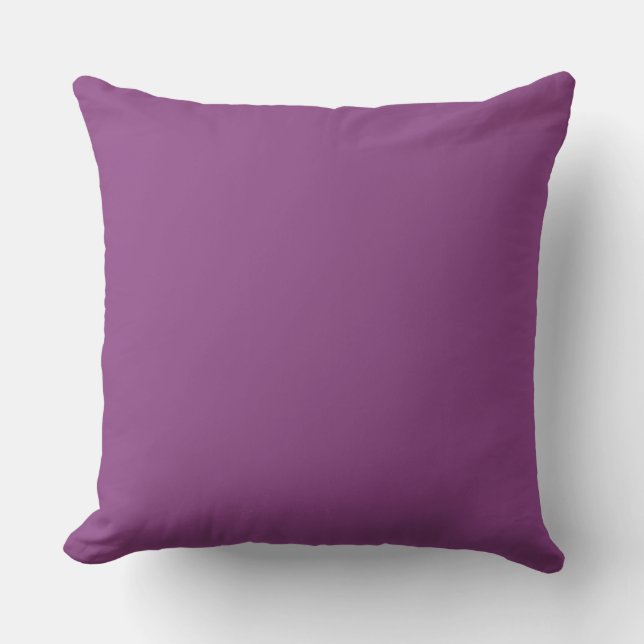Solid Colour: Plum Purple Cushion (Front)